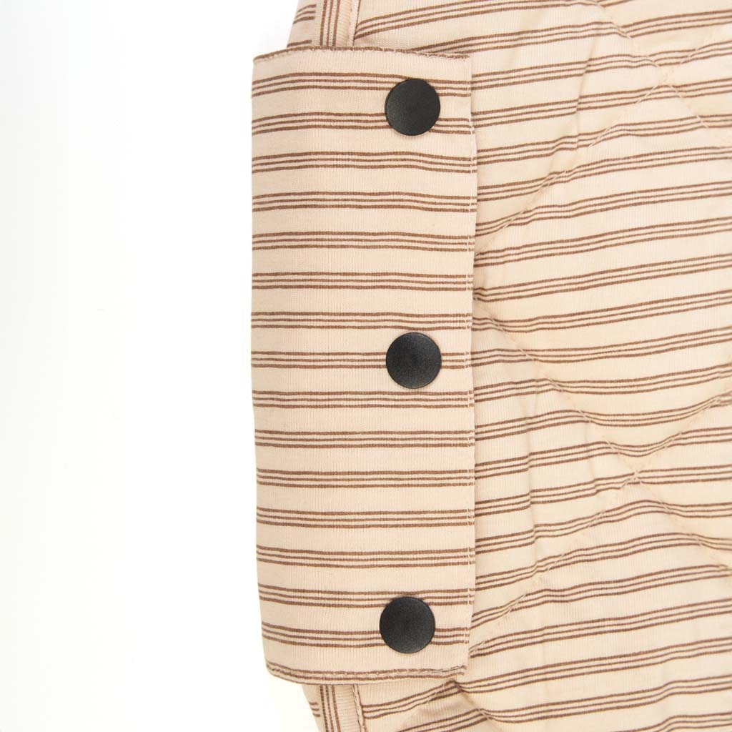 Stripes brown organic babymat