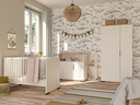 VKS: 3-delige Baby-Kinderkamer, Suzie (babybed 29519701 commode 29519901 kast 2 deuren 29519801)