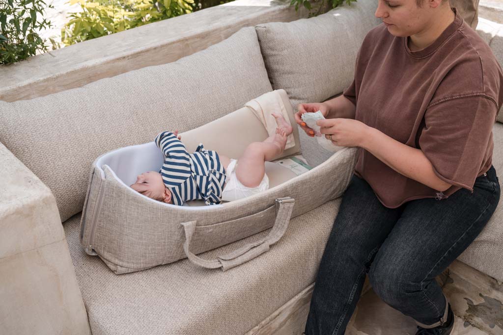 doomoo Babynestje Nest'n Go sand