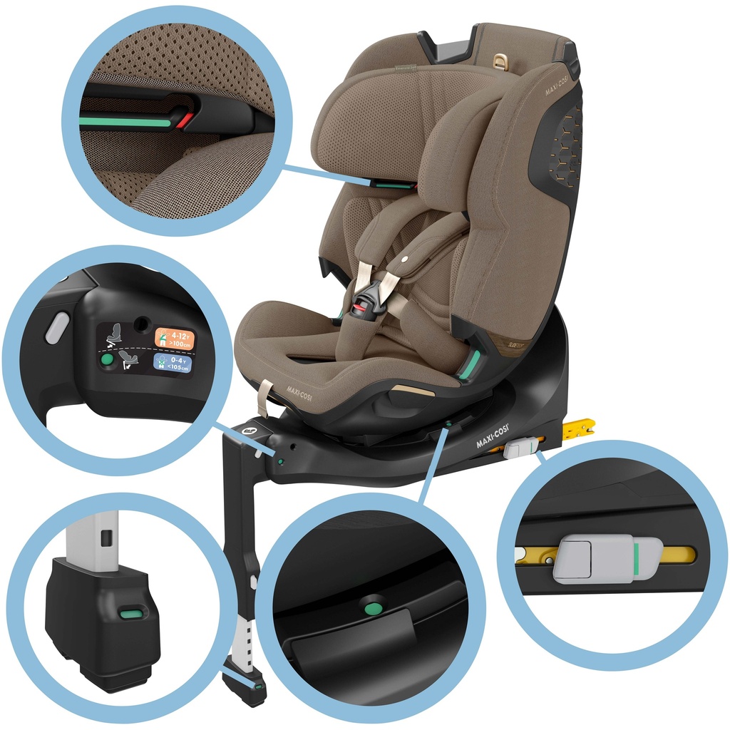 Maxi-Cosi Autostoel Emerald 360 Pro Groep 0+/1/2/3 Truffles