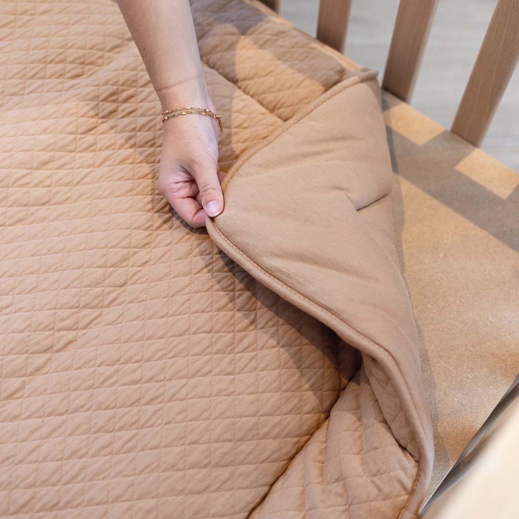 parklegger 75x95cm quilted Beige