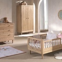 Jaxx Babybed, Verzorgingstafel & Kleerkast 2 deuren Forrest Eik