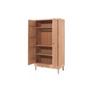 Jaxx Chambre de bébé 3 pièces (lit pour enfant L 140 x Lg 70 cm + commode + armoire 2 portes) Forrest Oak