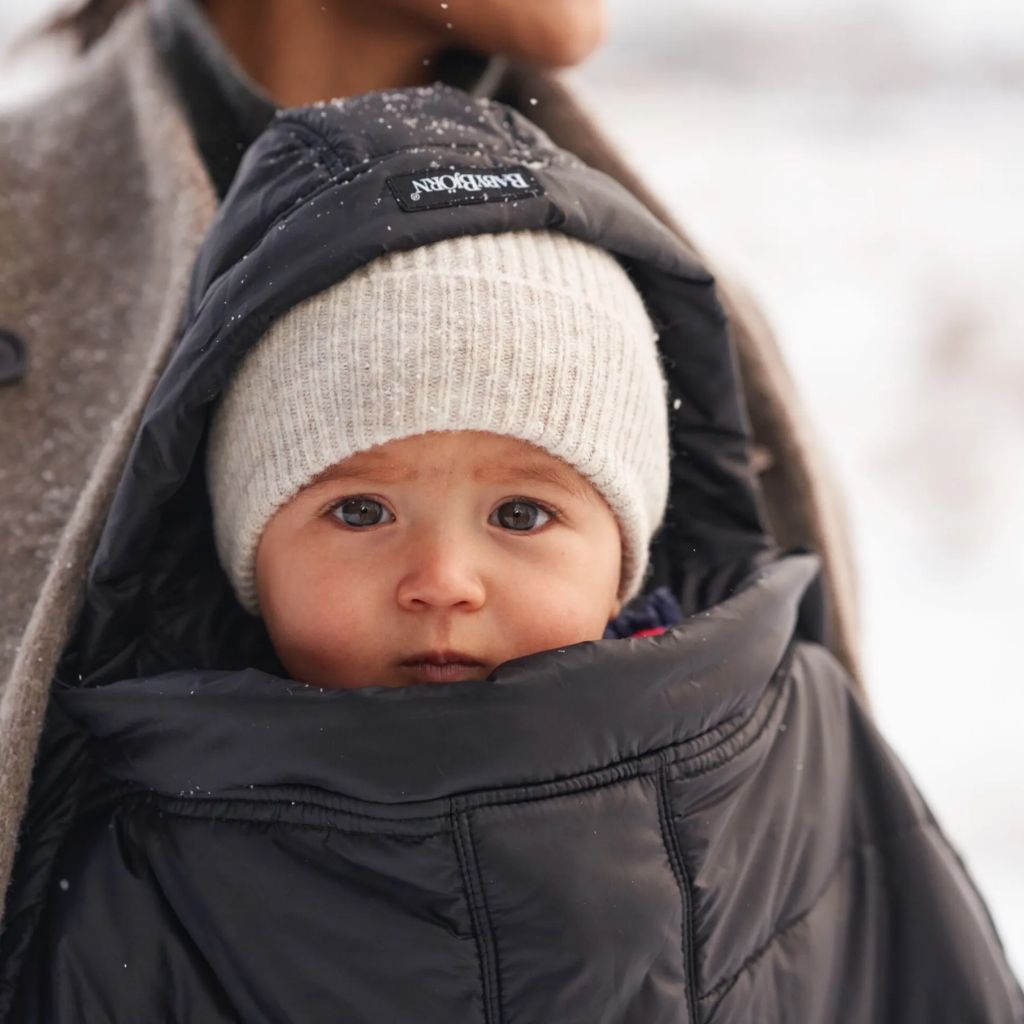 BabyBjörn Cape voor draagzak winter zwart