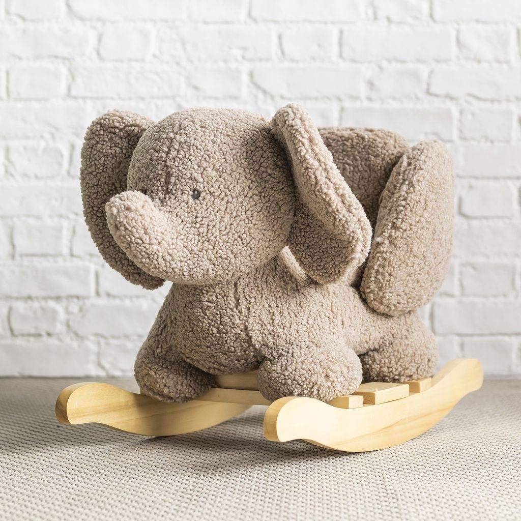 Nattou Schommeldier Olifant Teddy Taupe