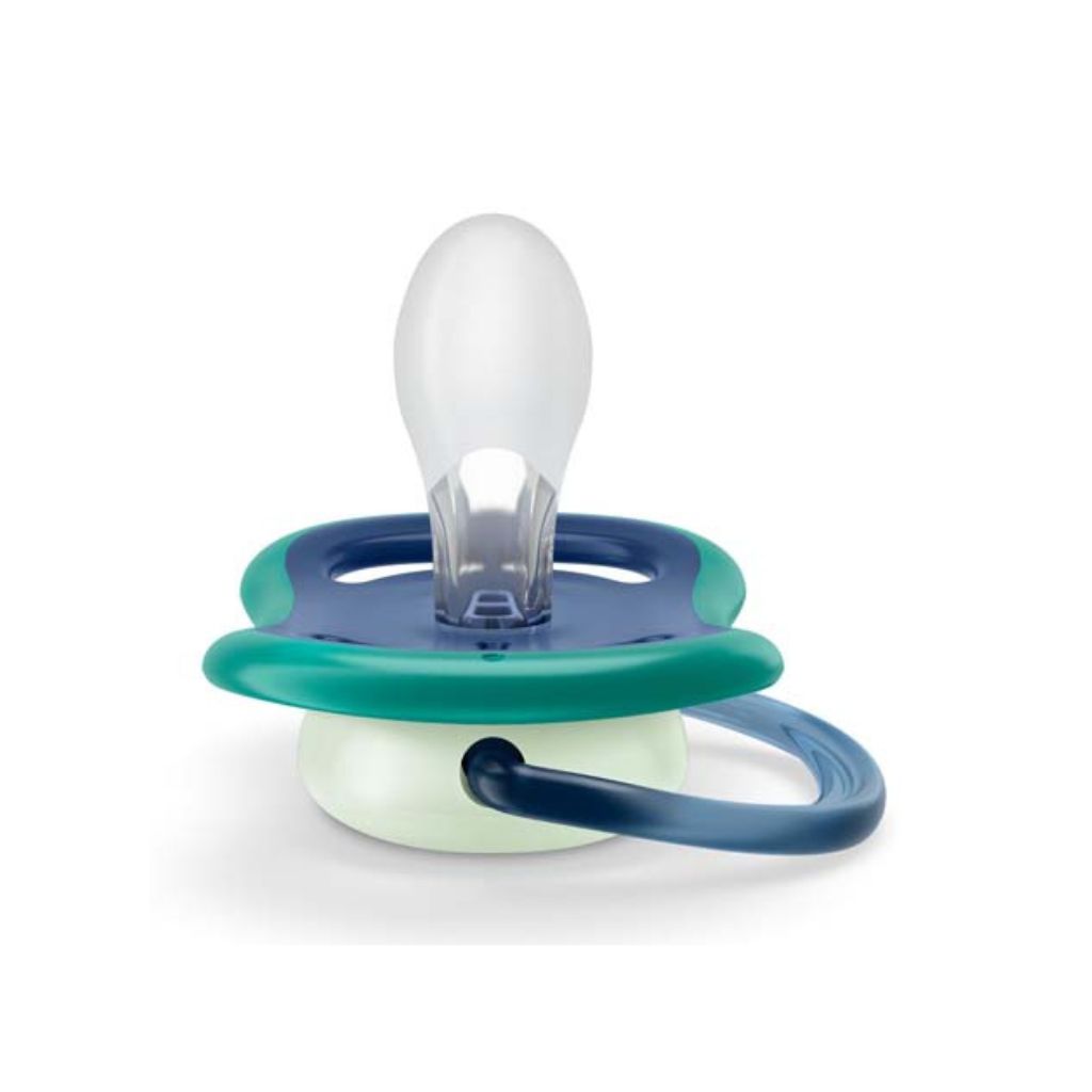 Philips AVENT Fopspeen + 6 maanden Ultra Air Night ster/maan - 2 stuks