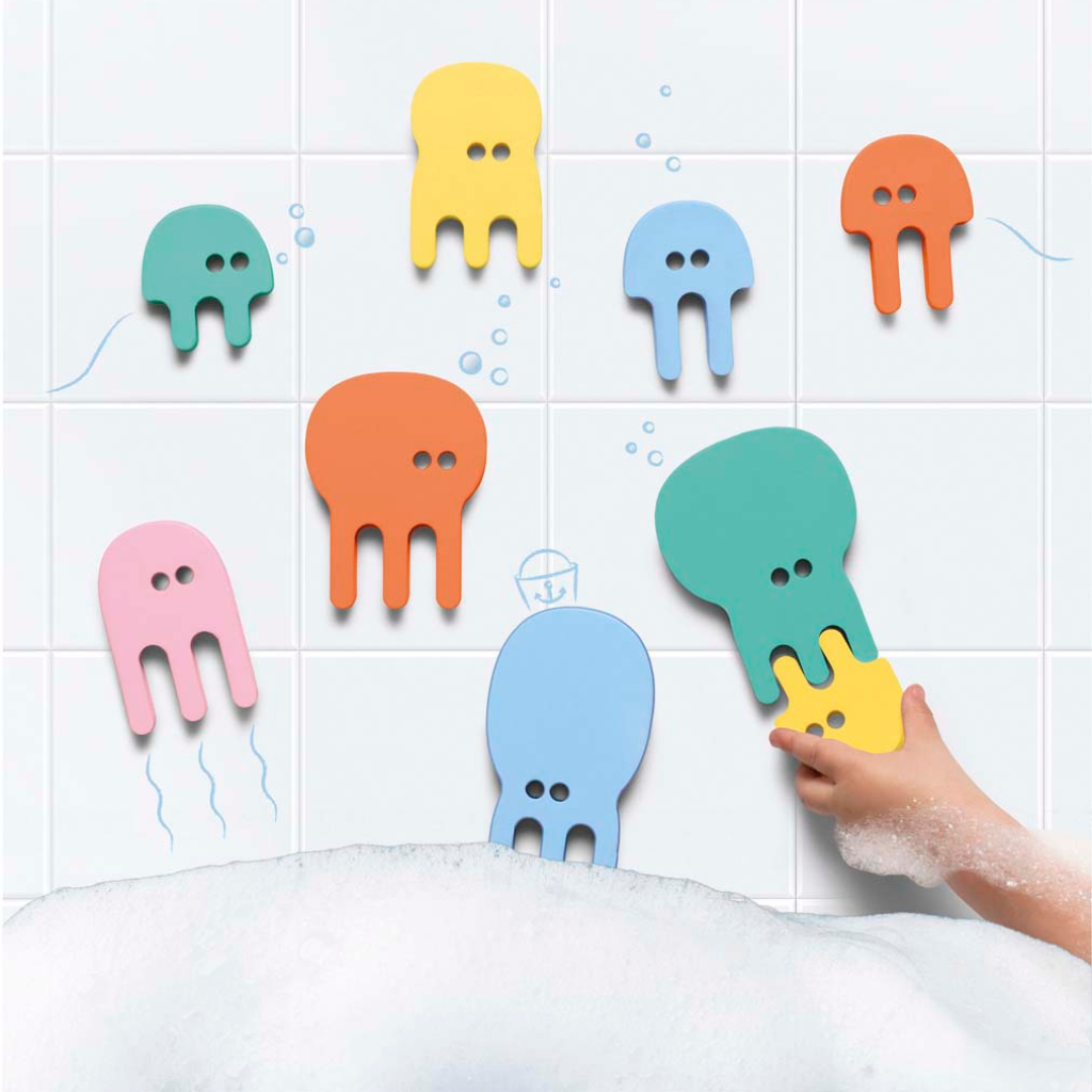 Quut Jouet de bain Puzzle Jellyfish