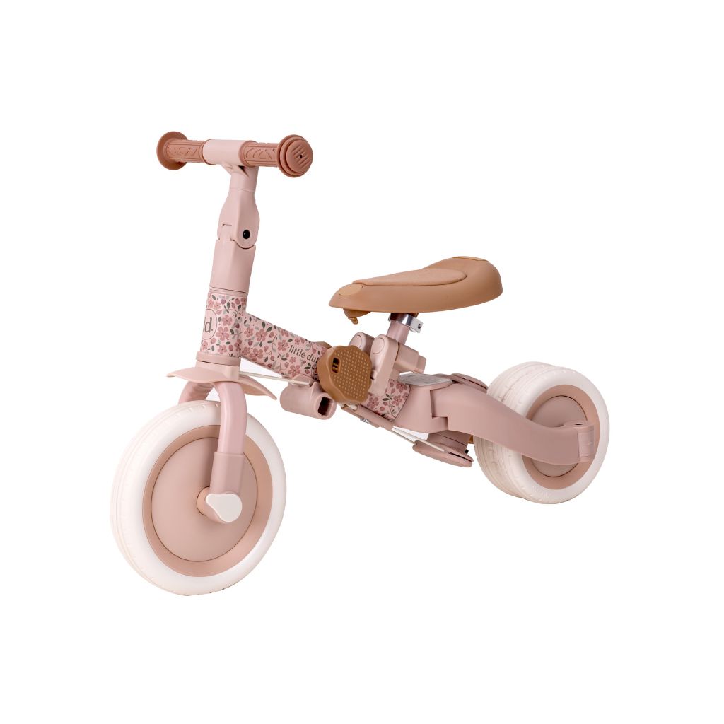 Little Dutch Kinderfiets 4-in-1 Fairy Floral