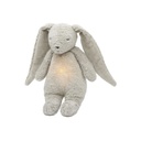 Moonie 2.0 Knuffel met licht en geluid The Humming Bunny Grey 28 cm