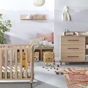 Transland 2-delige babykamer (meegroeibed + commode) Niel