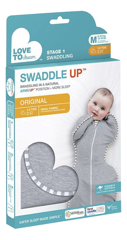 Love to Dream Inbakerzak Swaddle Up Original 3-6 maanden Grey