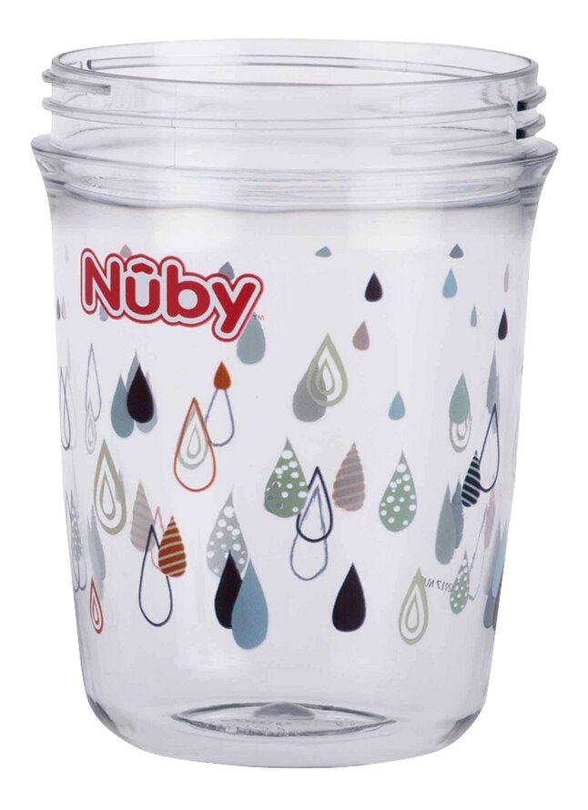 Nûby Oefenbeker 360° Wonder Cup 240 ml grijs