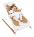 Childhome Verkleinkussen voor eetstoel Evolu 2 Teddy wit/beige