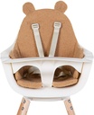 Childhome Verkleinkussen voor eetstoel Evolu 2 Teddy wit/beige