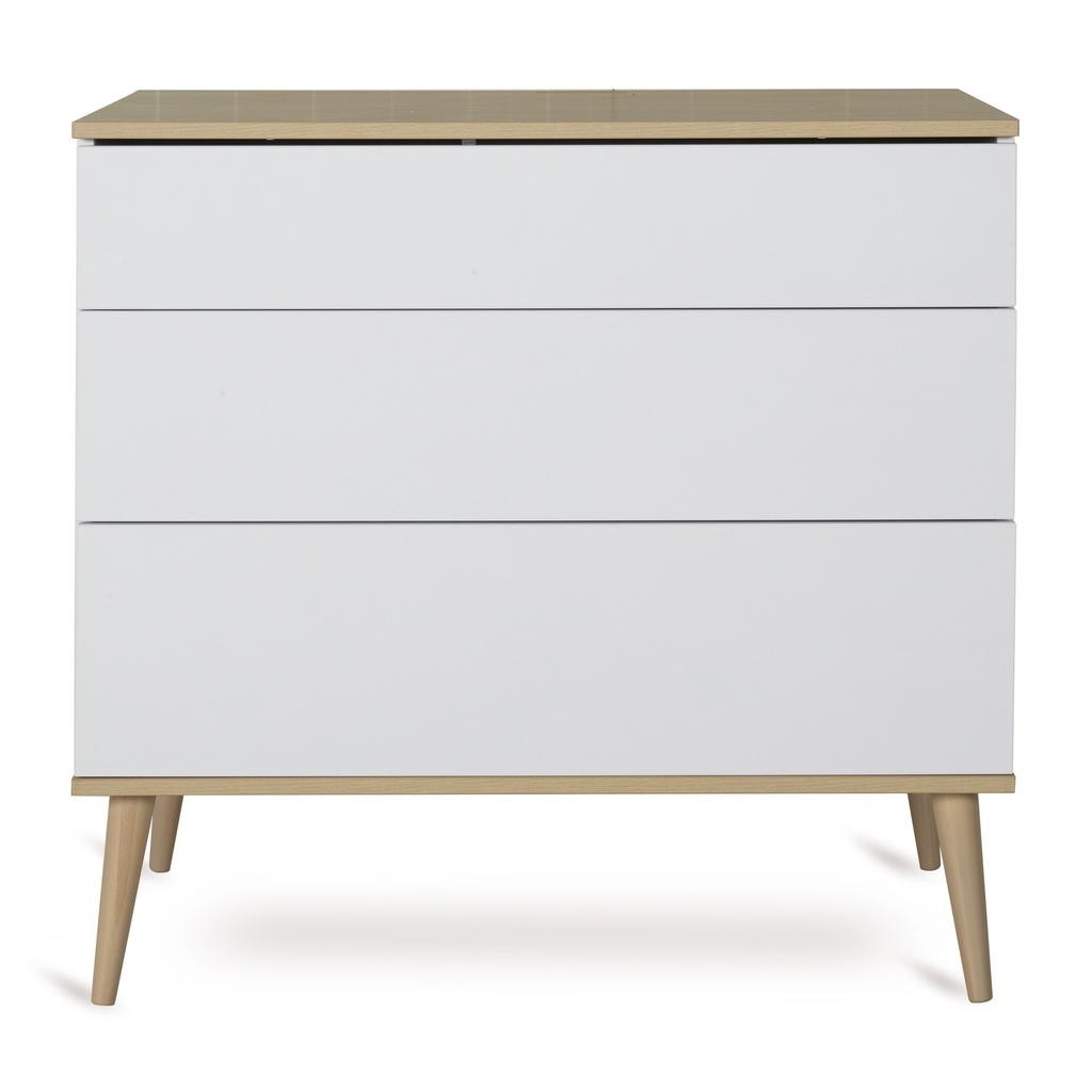 Quax Commode, Flow, White & Oak