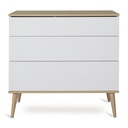 Quax Commode, Flow, White & Oak