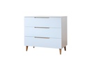 Pericles Chambre de bébé 2 pièces (lit + commode) Boho White