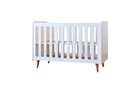 Pericles Chambre de bébé 2 pièces (lit 140 x 70 cm + commode) Boho White