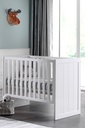 Jaxx 3-delige babykamer (bed + commode + kast met 3 deuren) Erik wit