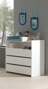 Jaxx Commode avec rallonge Kiddy blanc