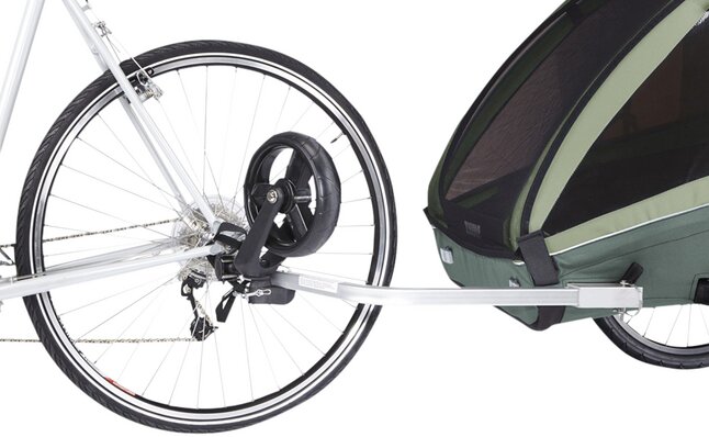 Thule Fietskar Coaster 2 XT Mallard Green met regenhoes