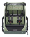 Thule Fietskar Coaster 2 XT Mallard Green met regenhoes