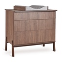 Quax 2-delige babykamer (bed L 120 x B 60 cm + Commode met verlengstuk) Ashi Chestnut