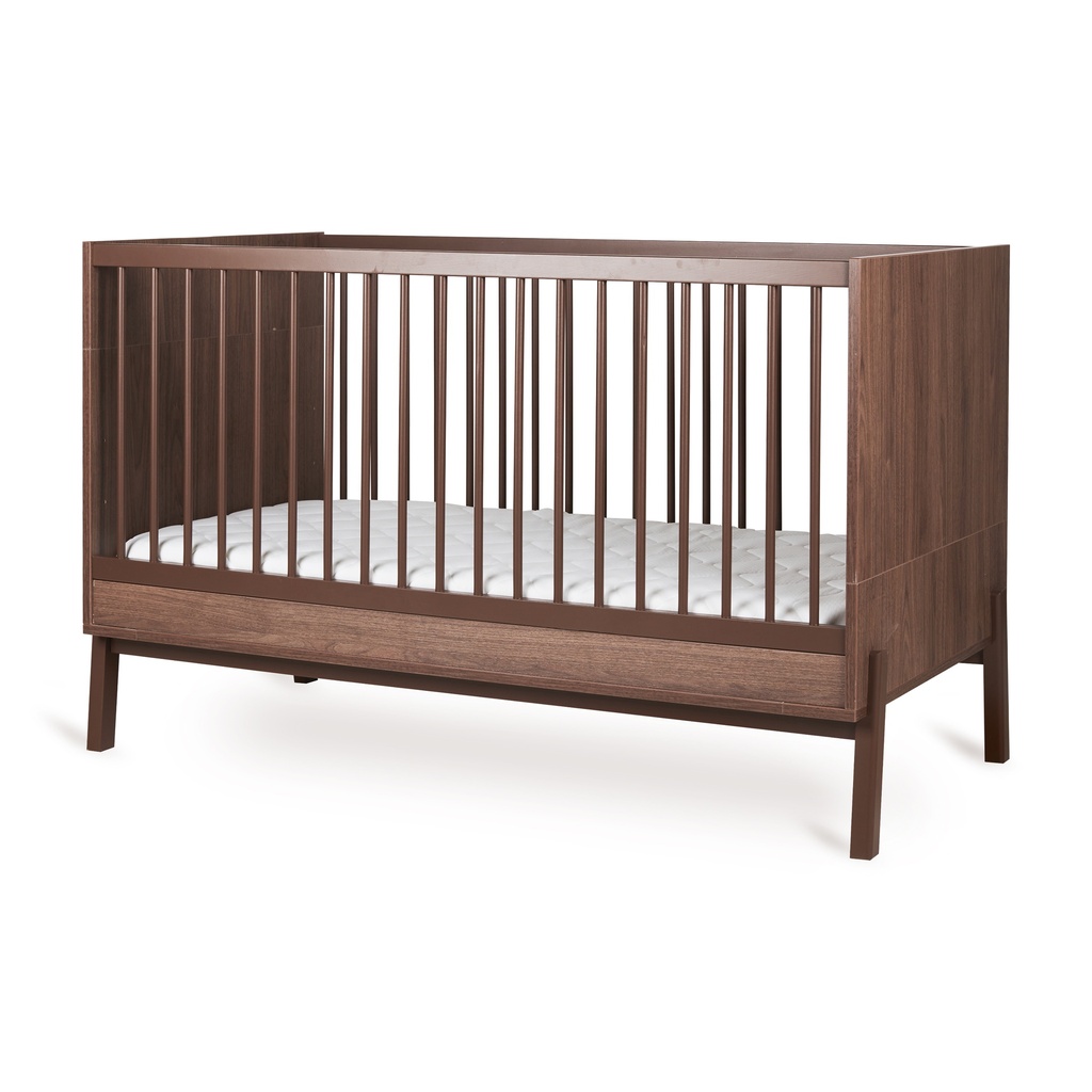 Quax 2-delige babykamer (bed L 140 x B 70 cm + commode met verlengstuk) Ashi Chestnut