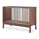 Quax 3-delige babykamer (bed L 120 x B 60 cm + commode met verlengstuk + kast met 2 deuren) Ashi Chestnut