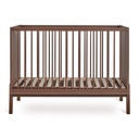 Quax 3-delige babykamer (bed L 120 x B 60 cm + commode met verlengstuk + kast met 2 deuren) Ashi Chestnut