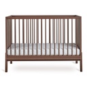 Quax 3-delige babykamer (bed L 120 x B 60 cm + commode met verlengstuk + kast met 2 deuren) Ashi Chestnut