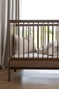 Quax 3-delige babykamer (bed L 140 x B 70 cm + commode met verlengstuk + kast met 2 deuren) Ashi Chestnut