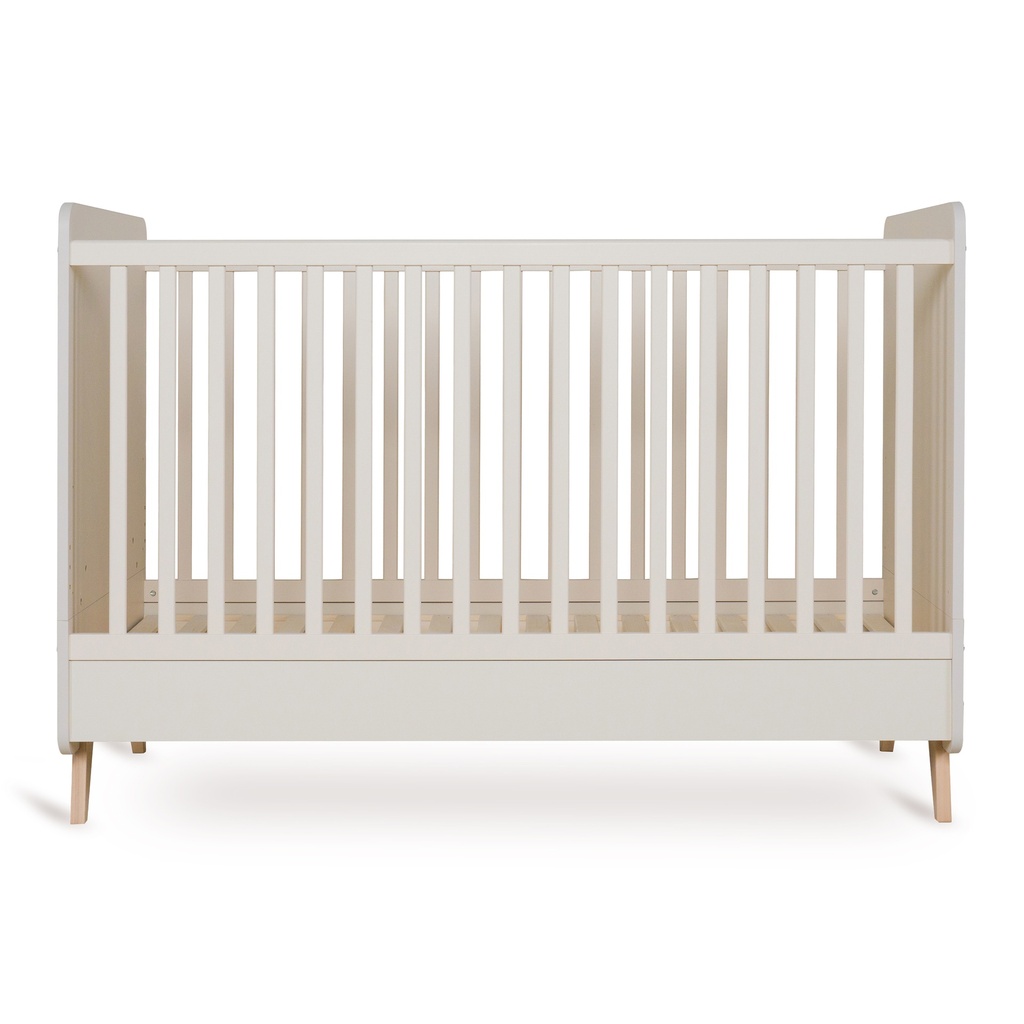 Quax Chambre de bébé 2 pièces (lit + commode avec rallonge) Loft Clay