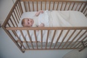 deken bed wafel/teddy Oslo 100x150 natural/pebble