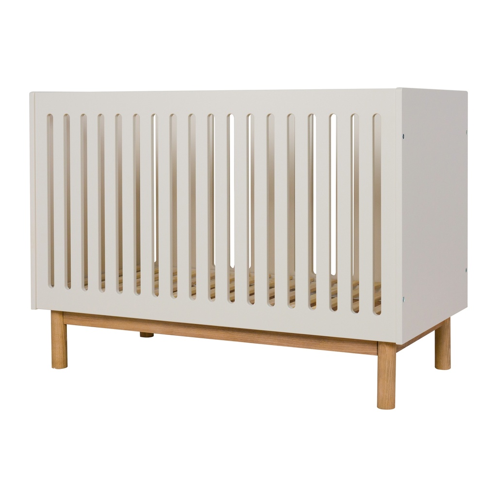 Quax 2-delige babykamer (meegroeibed L 120 x B 60 cm + commode met verlengstuk) Mood Clay