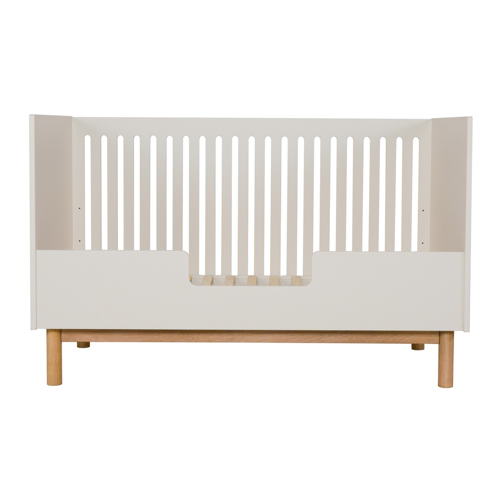 Quax 2-delige babykamer (meegroeibed L 140 x B 70 cm + commode met verlengstuk) Mood Clay