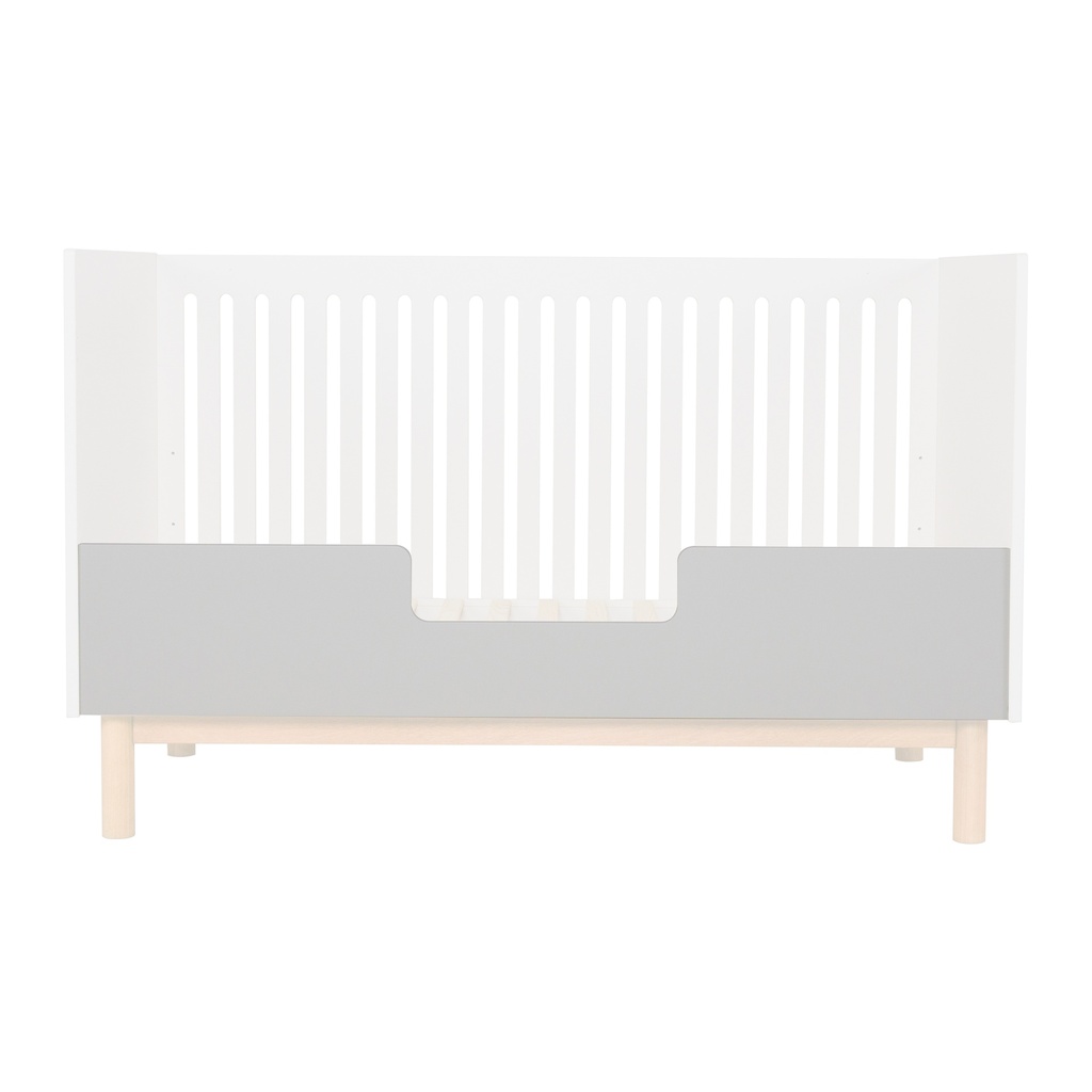 Quax 2-delige babykamer (meegroeibed L 140 x B 70 cm + commode met verlengstuk) Mood Clay