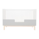 Quax 2-delige babykamer (meegroeibed L 140 x B 70 cm + commode met verlengstuk) Mood Clay