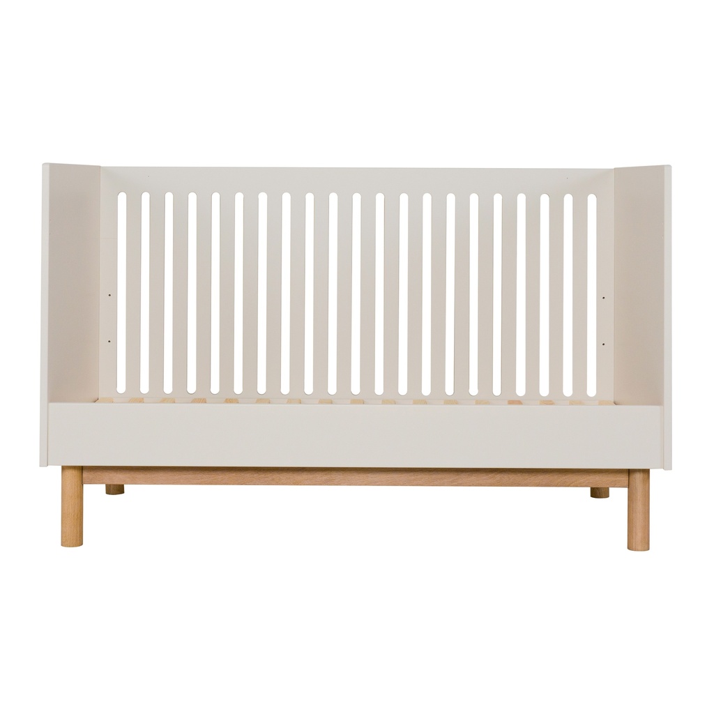 Quax 2-delige babykamer (meegroeibed L 140 x B 70 cm + commode met verlengstuk) Mood Clay