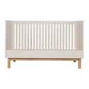 Quax 2-delige babykamer (meegroeibed L 140 x B 70 cm + commode met verlengstuk) Mood Clay