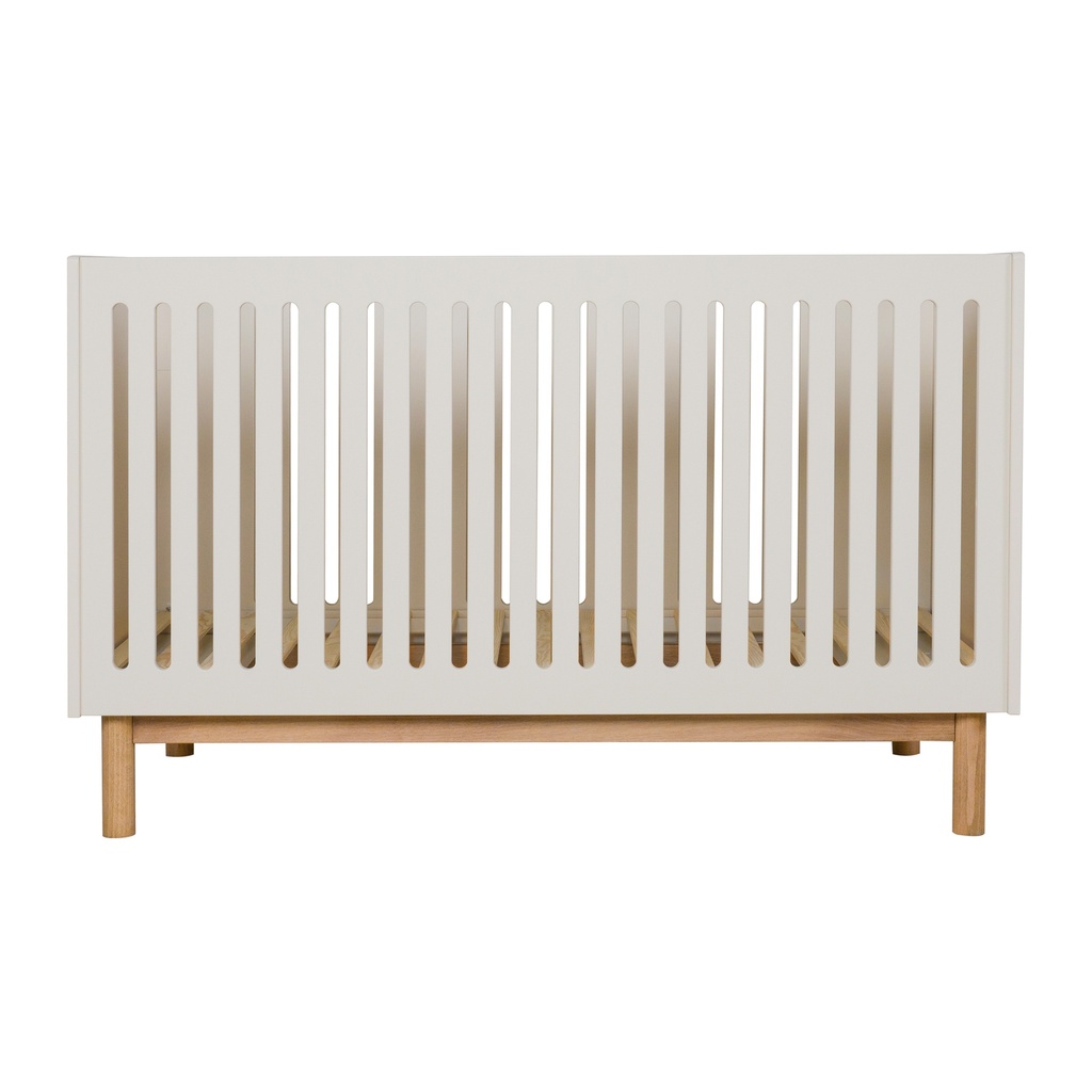 Quax 2-delige babykamer (meegroeibed L 140 x B 70 cm + commode met verlengstuk) Mood Clay