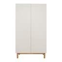 Quax 3-delige babykamer (meegroeibed L 120 x B 60 cm+ commode + kast met 2 deuren) Mood Clay