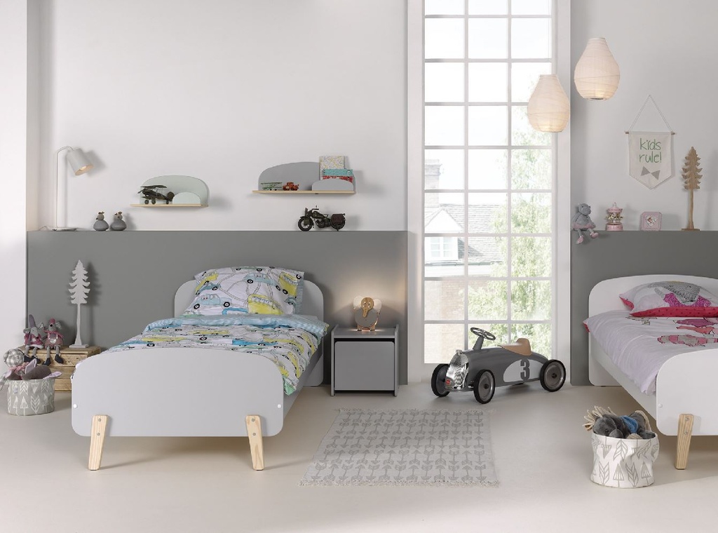 Jaxx Table de nuit blanc Kiddy