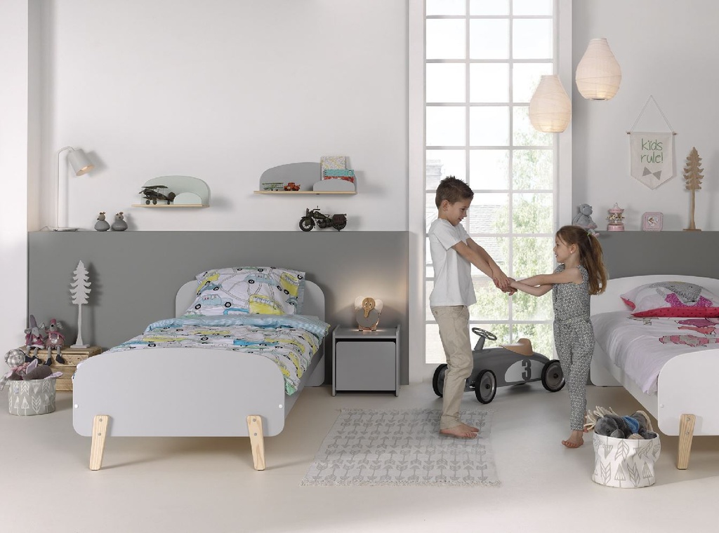 Jaxx Table de nuit blanc Kiddy