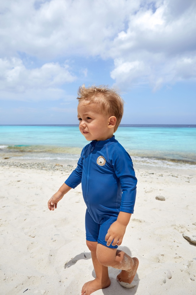 Lässig Sunsuit met lange mouwen Lion Blue