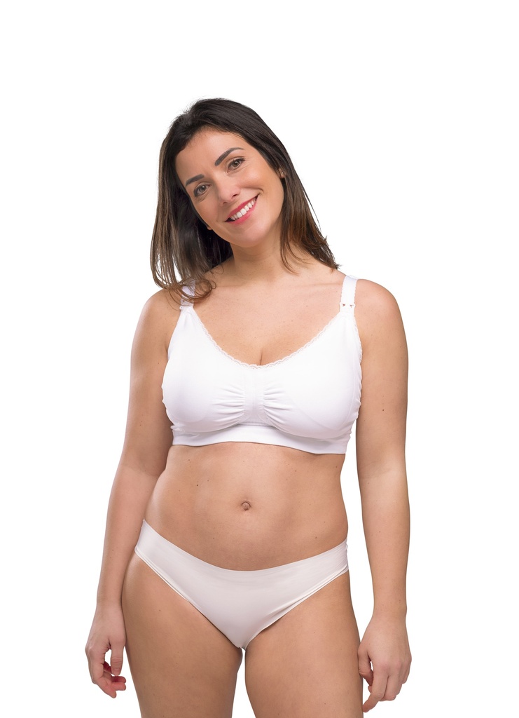 Carriwell Soutien-gorge d'allaitement Carri-Gel® support blanc XXL