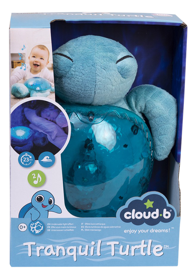 Cloud-B Nachtlampje/projector Tranquil Turtle™ Aqua