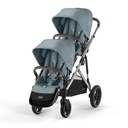 Cybex INFO+ wandelwagen Gazelle S extra zitje frame taupe / sky blue