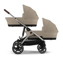 Cybex INFO+ Draagmand Gazelle S almond beige