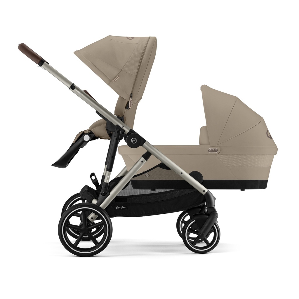 Cybex INFO+ Draagmand Gazelle S almond beige